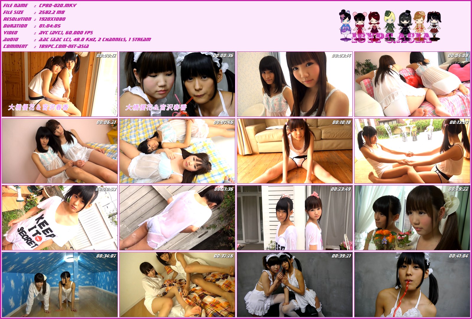 Yuuka Ohashi & Haruka Miyazawa CPBD-020 Yuuka Ohashi & Haruka Miyazawa-(aidoru 电影) FHD(CPBD-020 Yuuka Ohashi & Haruka Miyazawa - (aidoru movie) FHD)